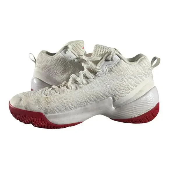 Li-Ning Men’s Basketball Shoes White Red Performance Sneakers Size 12.5 - Picture 6 of 8
